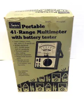 94605205 SEARS Multimeter Battery Tester
