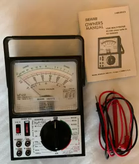 982373 SEARS Multitester Manual Box