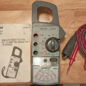 982404 SEARS Analog Multimeter Probe Clamp Meter Diagnostic