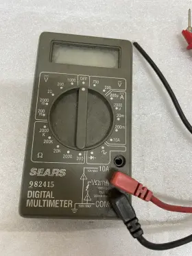982415 SEARS Multimeter Probes Meter Diagnostic #2