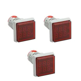 AD101-22VAMS SHOPCORP Led Voltage Display Panel Mount Square
