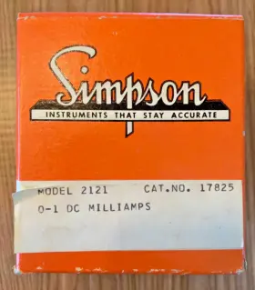 2121-17825 SIMPSON Cat Milliamps