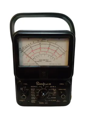 2.051.399 SIMPSON 260 Analog Vom Volt Milliammeter