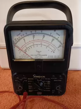 260-5P SIMPSON Analog Volt Meter #2