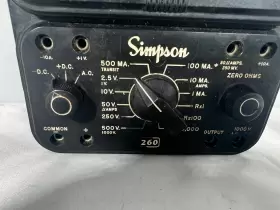 260-6M SIMPSON Volt Milliammeter Vom Meter #3