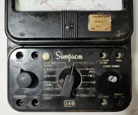 Simpson 260 Series Volt-ohm Meter As Is No Returns - Free #2