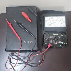 260-7B SIMPSON Analog Multimeter Leads Alligator Clips Access