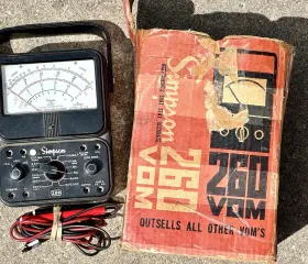 260-VOM SIMPSON Analog Meter Leads