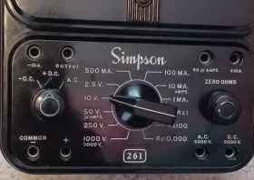 Simpson 2. Vintage Model Series Analog Multimeter #3