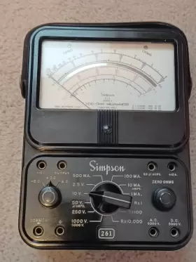 Simpson 2. Vintage Model Series Analog Multimeter