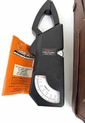 294-2 SIMPSON Modelclamp Ac Ammeter Catalog Amp Clamp
