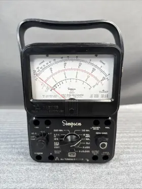 3-712397 SIMPSON Volt Milliammeter Analog Meter