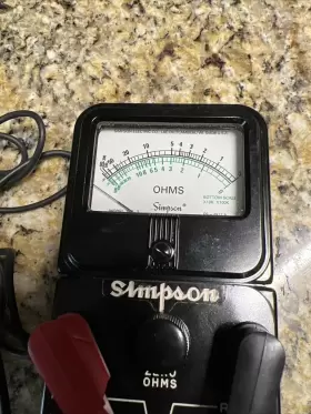 372-3 SIMPSON Ohmmeter Resistance Ranges #3