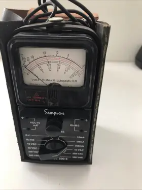 6-111865 SIMPSON Multimeter Tester