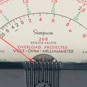 6XLPM SIMPSON Volt Milliammeter Padded Probes #3