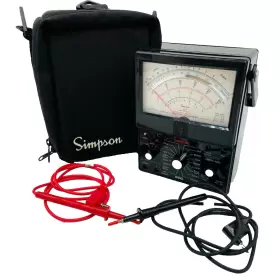 6XLPM SIMPSON Volt Milliammeter Padded Probes
