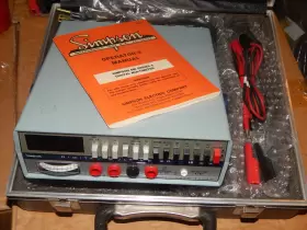 DVM56A SIMPSON Nos Dvm Analogue Display Leads Clips Manual #3
