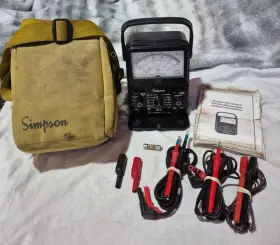 06-114338 SIMPSON ELECTRIC COMPANY Volt Milliammeter Meter