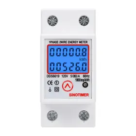 DDS6619-1-526L SINOTIMER Din Rail Single Phase Energy Kwh