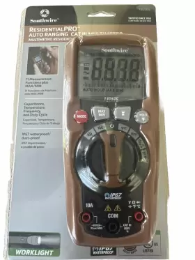 13050S SOUTHWIRE Multimeter Reisential Pro Auto Rangin Cat