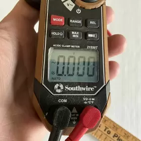 2150T SOUTHWIRE Ac Trms Clamp Meter Catiii Leads #2