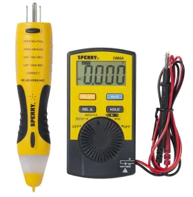035632201181 SPERRY Dualcheck Pocket Digital Multimeter Kit