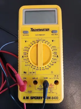 DM-8400 SPERRY Handheld Digital Multimeter Battery #2