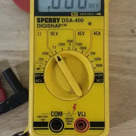 DSA-400 SPERRY Digital Digisnap Clamp Meter Snap Volt Leads #3