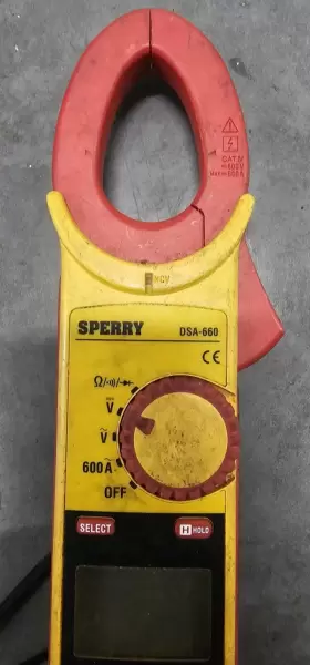 DSA660 SPERRY INSTRUMENTS Ac Ammeter Digital Snap Clamp Meter #2