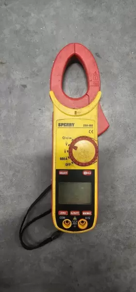 DSA660 SPERRY INSTRUMENTS Ac Ammeter Digital Snap Clamp Meter #3