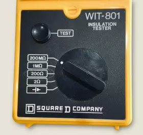 WIT-108 SQUARE D COMPANY Insulation Resistance Meter Megger #3