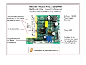 CALACP30424 SQWARREL Ac Pure Sine Wave Generator Dmm Check
