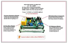 SCAL10ACR624MOD SQWARREL Dmm Calibrator High Precision Ac