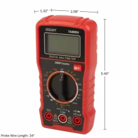 75-HT2005 STALWART Digital Multimeter Backlit Lcd Display #3