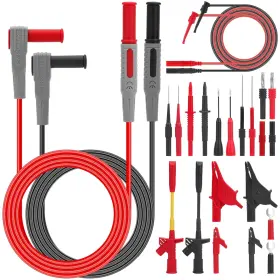 483130 SUNJOYCO Multimeter Leads Alligator Clips Hooks