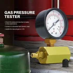 804595410738 SUPPLY GIANT Gas Tester Fip Hex Body Water Gauge #2