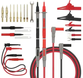 66167 SWANLAKE GARDEN TOOLS Multimeter Leads Set Cat Iv