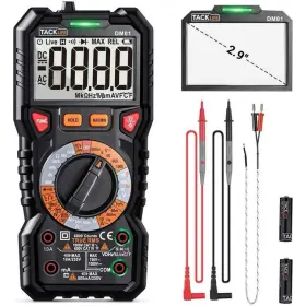 DM01 TACKLIFE Digital Multimeter Trms Backlights Lcd