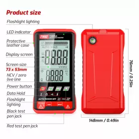 TA804A TASI Digital Multimeter Auto Tester Ncv Ac Voltage #3