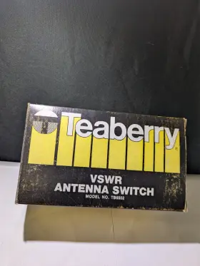 TB6502 TEABERRY Nos Vswr Antenna Switch Box Owners