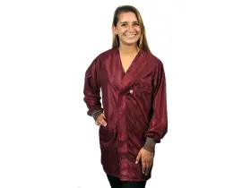 HOJ-33C-XL TECH WEAR Lab Jacket Cuffs Gnd Snap Waist Lgth