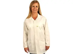 LEQ-13-M TECH WEAR Lab Coat Lgth Fabric Esd