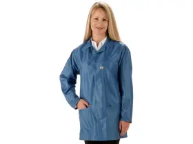 LEQ-43-M TECH WEAR Lab Coat Fabric Esd