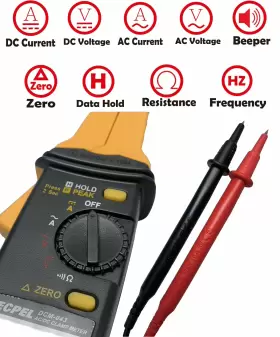 615150726573 TECPEL Digital Ac Clamp Meter Transmitter High #2