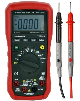 MS8286 TEKPOWER Ac Auto Manual Digital Multimeter Ncv Feature