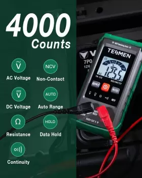 445000247230 TESMEN Digital Multimeter Smart Auto #2