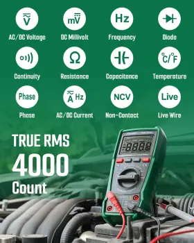 TMM-569A TESMEN Digital Multimeter Trms Ohmmeter Auto #3