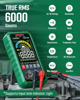 TSM-599 TESMEN Smart Digital Multimeter Trms Voltage Tester #3
