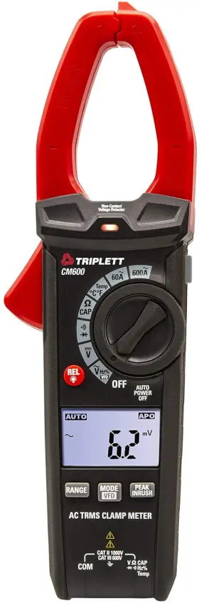 CM600 TEST EQUIPMENT AND TOOLS Ac Clamp Meter Inrush