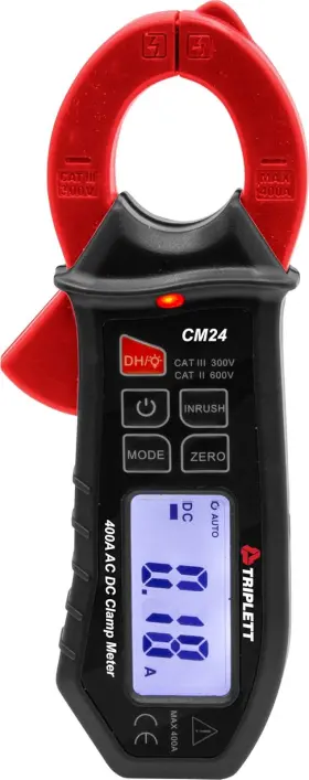 CM24 TEST EQUIPMENT AND TOOLS Ac Mini Clamp Meter Inrush